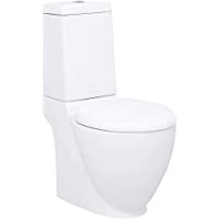 Pack WC Inodoro Retrete de una pieza en cuadro Cerámico Blanco Diseño especial